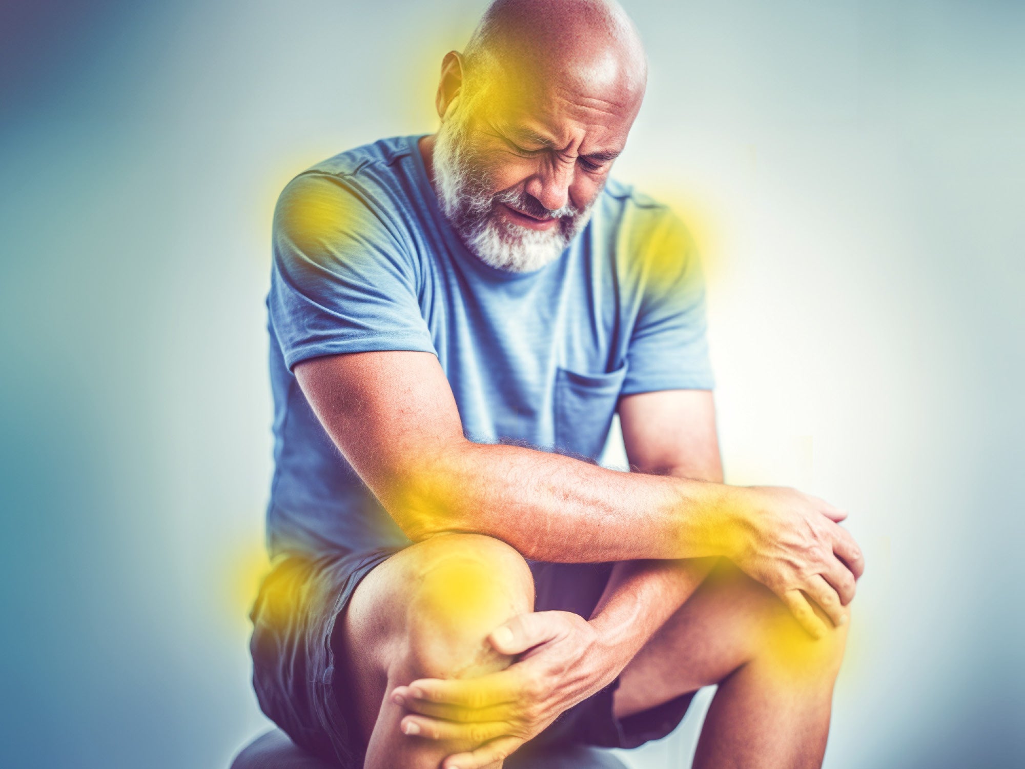 Immagine di dolore muscolare in tutto il corpo.