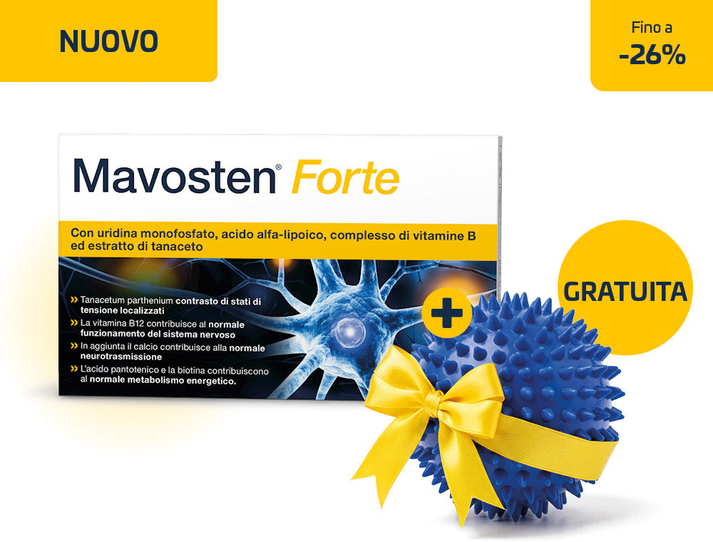 Mavosten Forte con palla da massaggio gratuita inclusa nel set