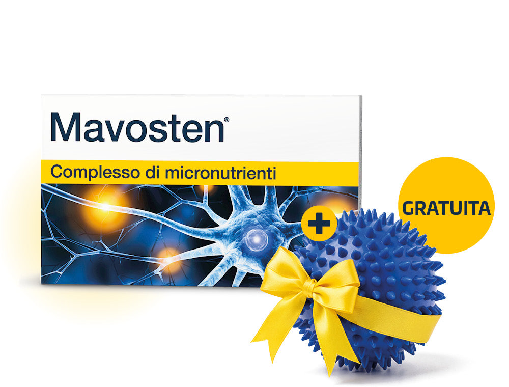 Mavosten “Complesso di micronutrienti” con pallina massaggiante gratuita