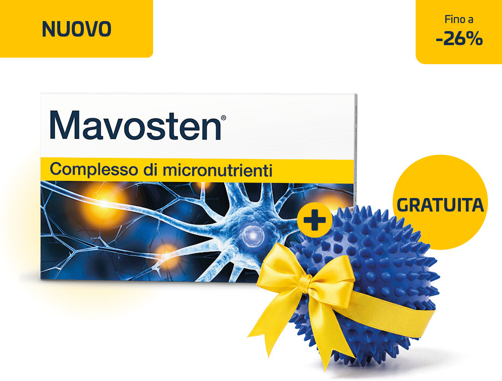 Mavosten con palla da massaggio gratuita inclusa nel set