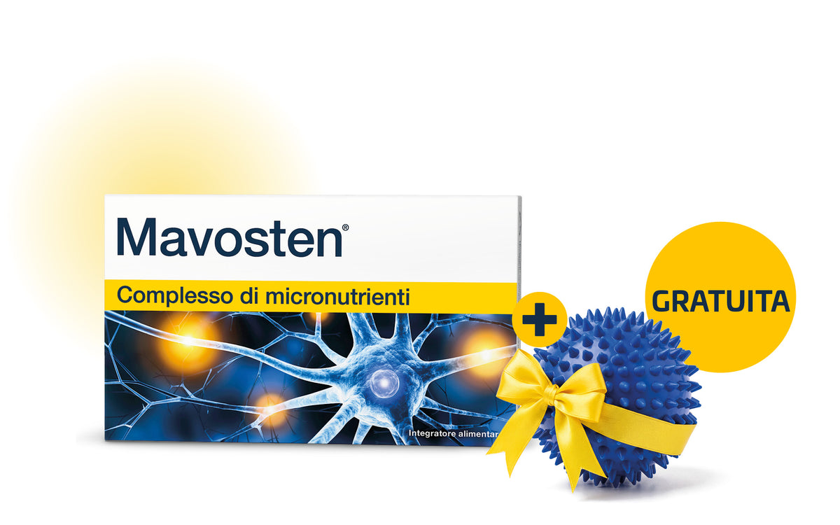 Mavosten “Complesso di micronutrienti” con pallina massaggiante gratuita